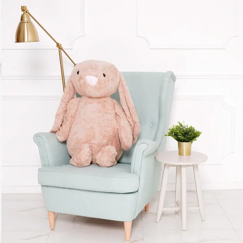 Teddyway Bani Grand Lapin En Peluche Géant, Jouet En Peluche, 100 Cm, Marron Clair - Teddyway