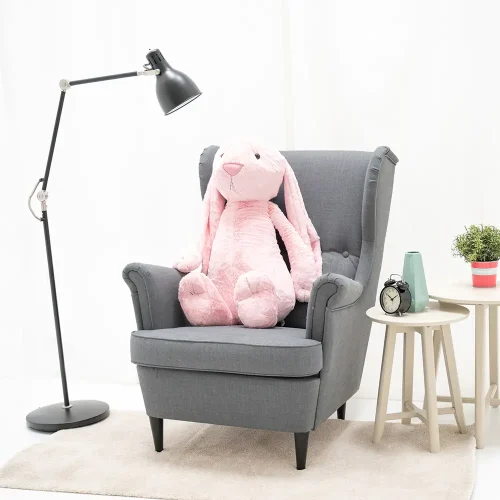 Teddyway Bani Grand Lapin En Peluche Géant, Jouet En Peluche, 100 Cm, Rose - Teddyway
