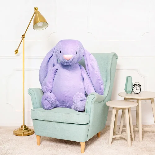 Teddyway Bani Grand Lapin En Peluche Géant, Jouet En Peluche, 100 Cm, Violet - Teddyway