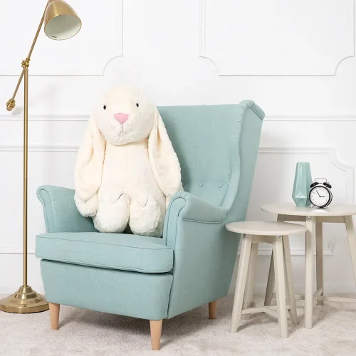 Teddyway Bani Grand Lapin En Peluche Géant, Jouet En Peluche, 100 Cm, Blanc - Teddyway