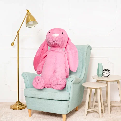 Teddyway Bani Grand Lapin En Peluche Géant, Jouet En Peluche, 120 Cm, Rose Vif - Teddyway