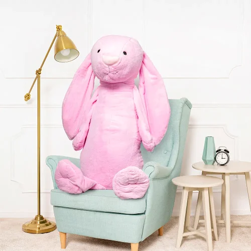 Teddyway Bani Grand Lapin En Peluche Géant, Jouet En Peluche, 160 Cm, Rose - Teddyway