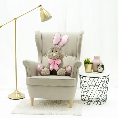 Teddyway Vuni Lapin En Peluche, Jouet En Peluche, 70 Cm, Gris - Teddyway