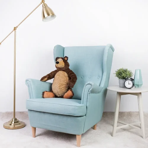 Macha Et Michka Michka En Peluche, Jouet En Peluche, 50 Cm, Marron - Teddyway
