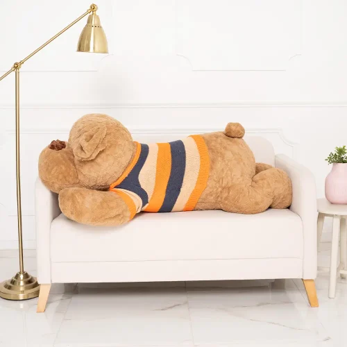 Teddyway Dami Chien En Peluche, Jouet En Peluche, 70 Cm, Blanc - Teddyway