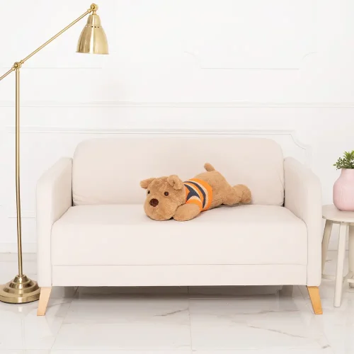 Teddyway Dami Chien En Peluche, Jouet En Peluche, 70 Cm, Blanc - Teddyway