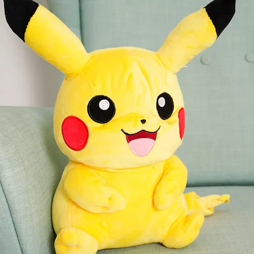 Pokémon Pikachu Plush Toy, Stuffed Animal, 20 cm, Yellow - Teddyway