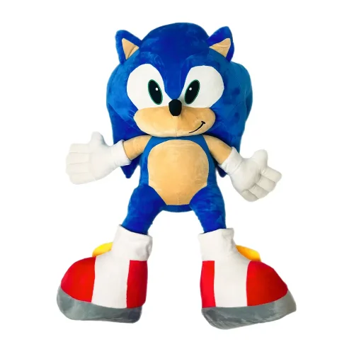 Grand Sonic Le Hérisson En Peluche Géant, Jouet En Peluche, 70 Cm, Bleu - Teddyway