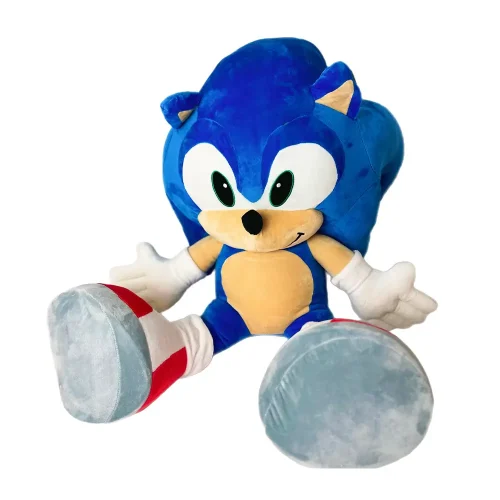 Grand Sonic Le Hérisson En Peluche Géant, Jouet En Peluche, 70 Cm, Bleu - Teddyway