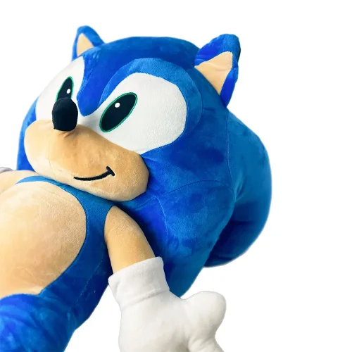 Grand Sonic Le Hérisson En Peluche Géant, Jouet En Peluche, 70 Cm, Bleu - Teddyway